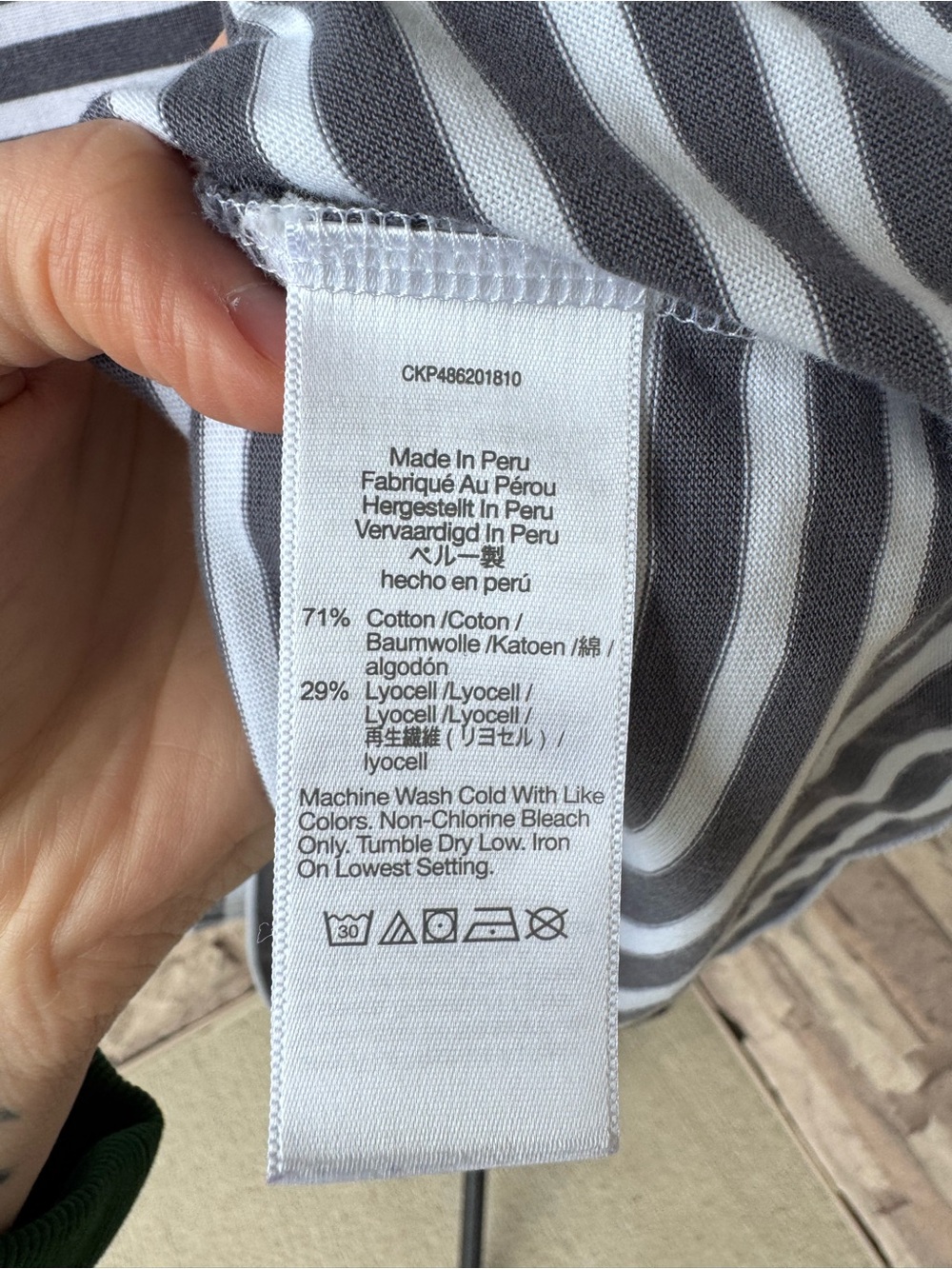 Madewell Structured Striped Muscle Tee - Picture 6 of 8